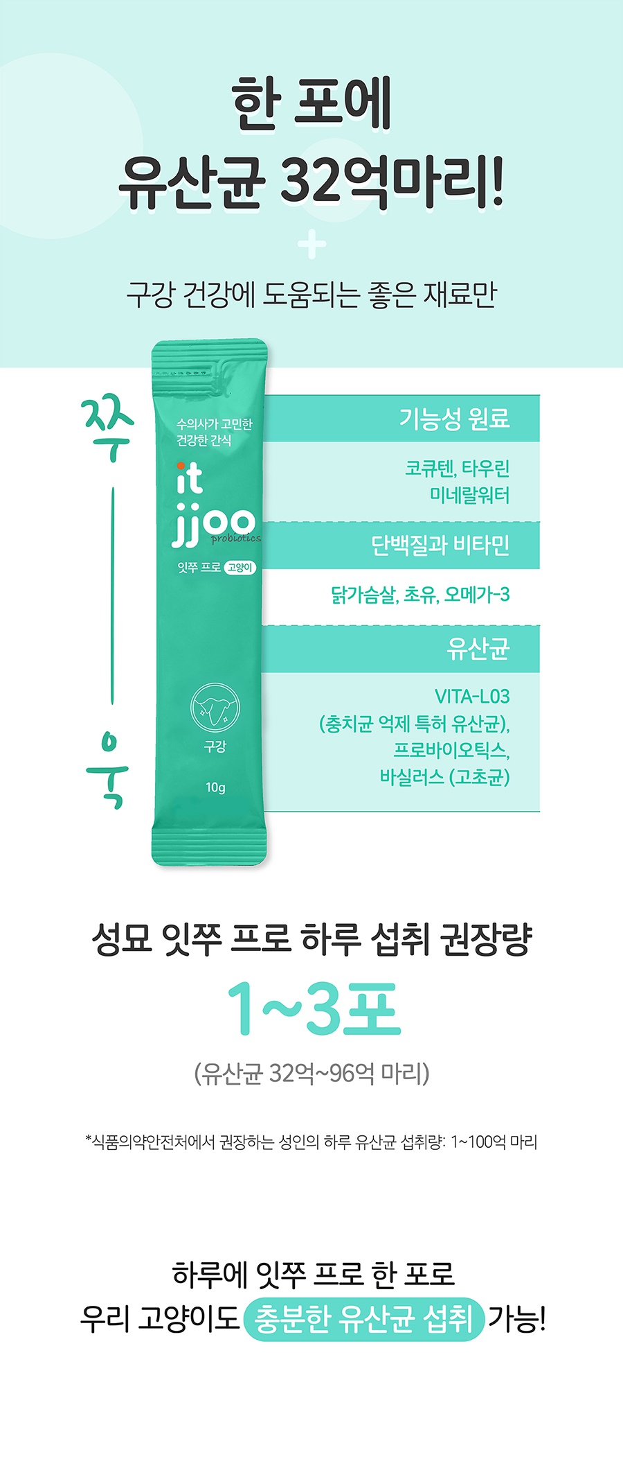 it 잇쭈 프로 캣 구강 대용량 (8개입*4개)-상품이미지-3